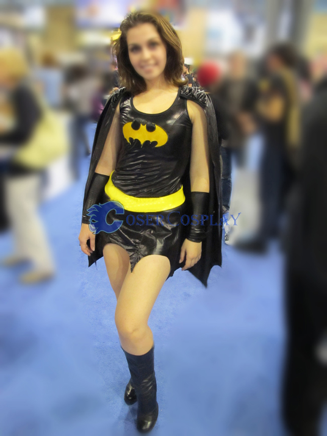 Batgirl Cosplay Costume Halloween Dress